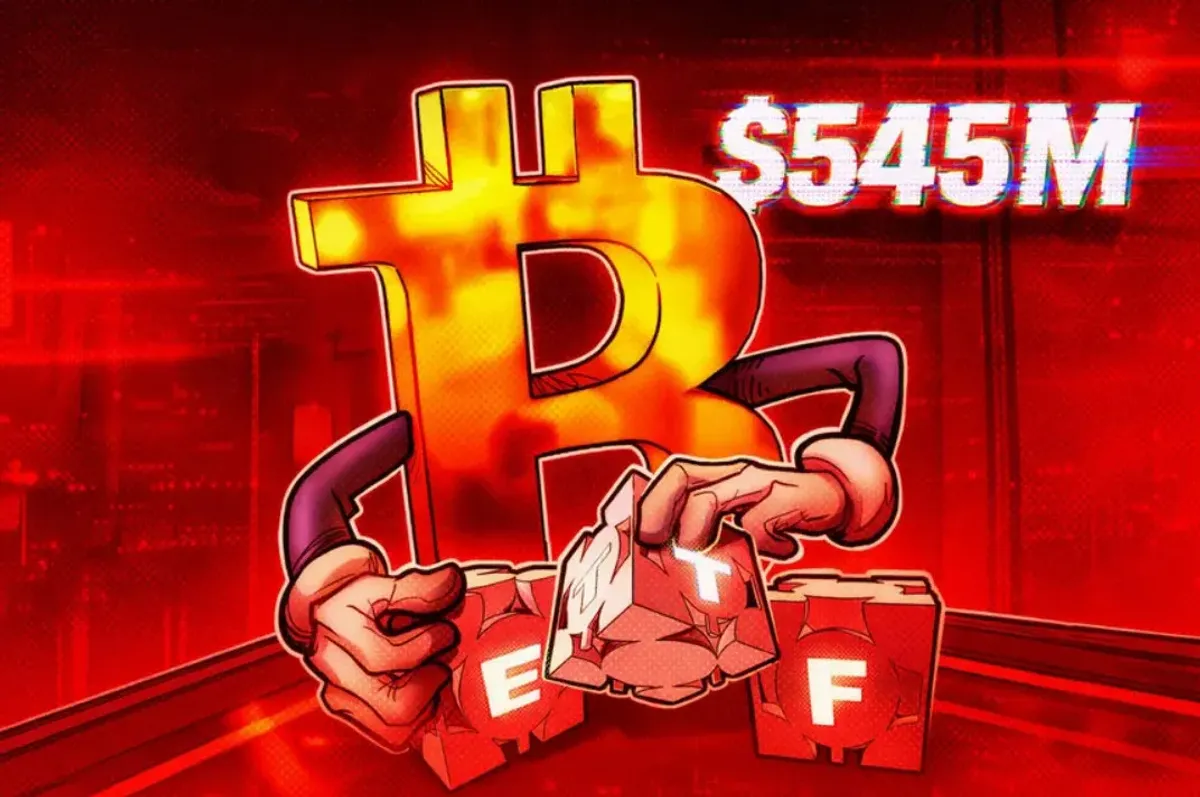 Saída de US$5,45 bi do Bitcoin ETF e Bitcoin perto de US$70 mil