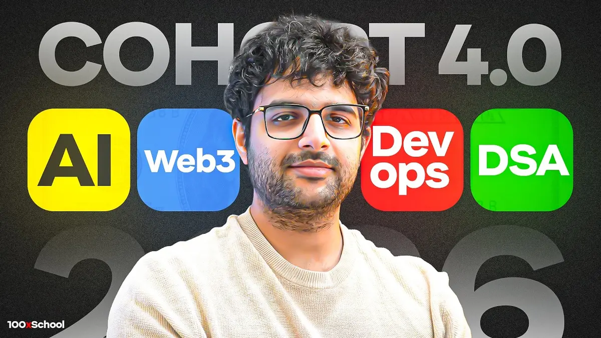 2026 AI/ML, Web3 & Full-Stack Bootcamp by Harkirat Singh