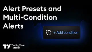 Alertas preestablecidas y multi‑condición en TradingView 2024