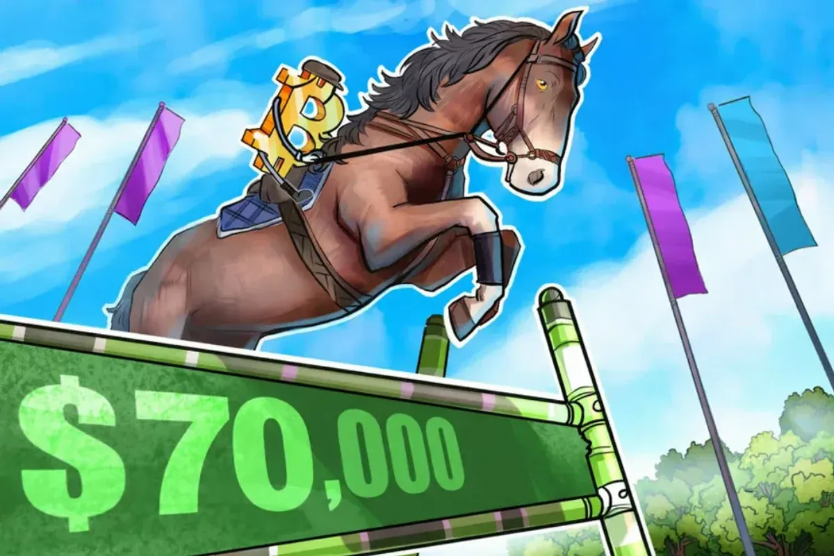 Bitcoin se acerca a los 70 000 USD y prima de Coinbase a positivo
