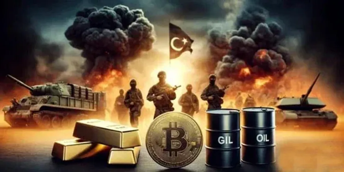 Bitcoin no es refugio seguro: oro y petróleo suben