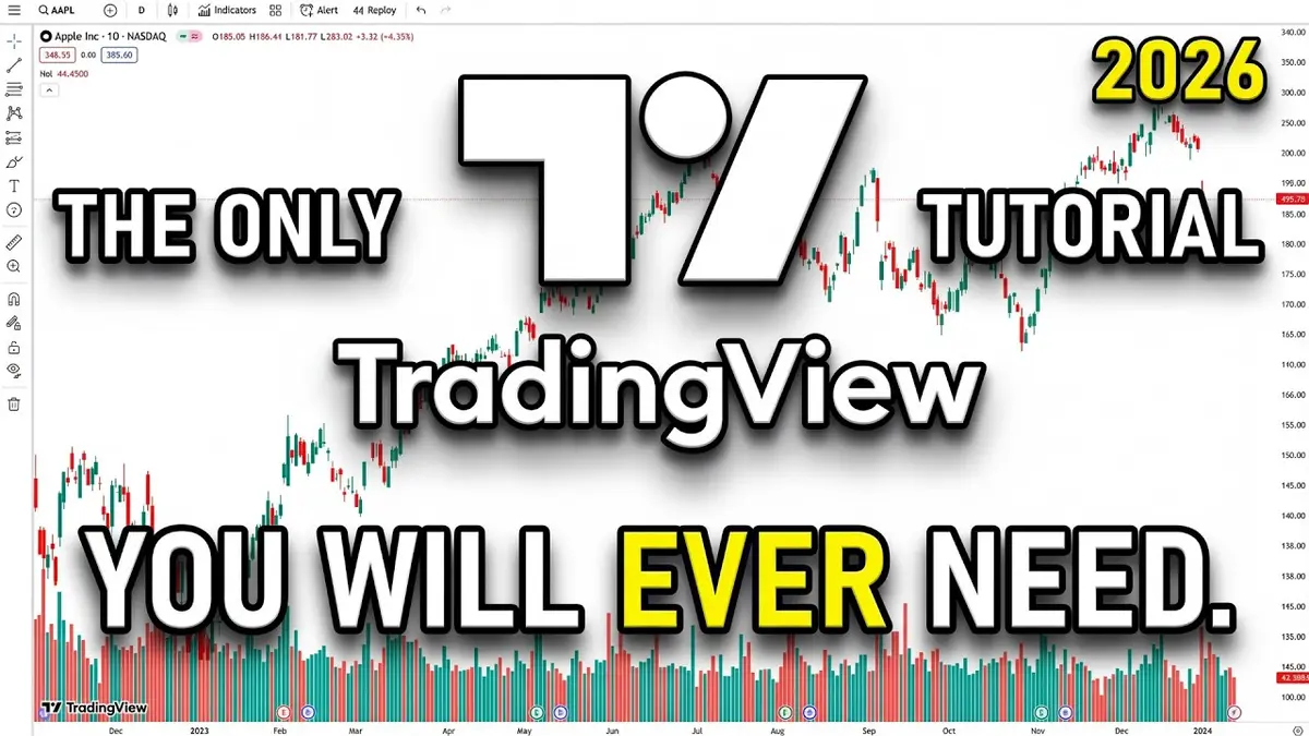 Domina TradingView en 86 minutos: guía completa 2026