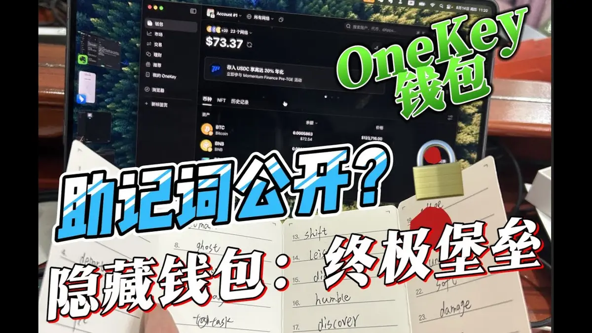 OneKey Wallet 2024: Seguridad con 24 palabras y Passphrase