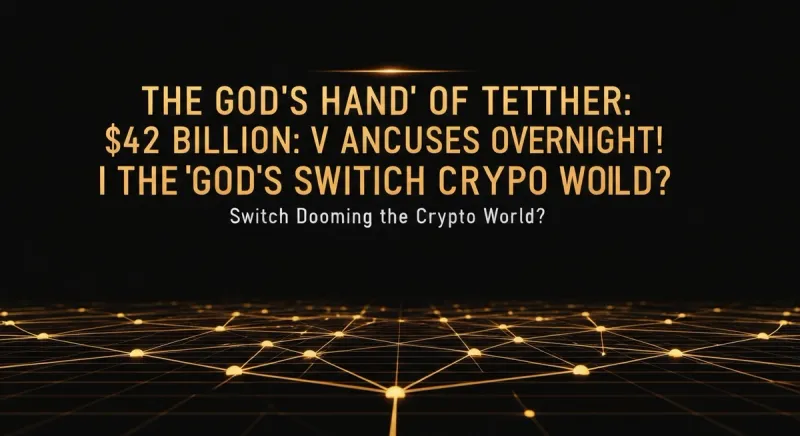 Tether上帝之手：42亿美元一夜蒸发，2024加密市场信任拐点