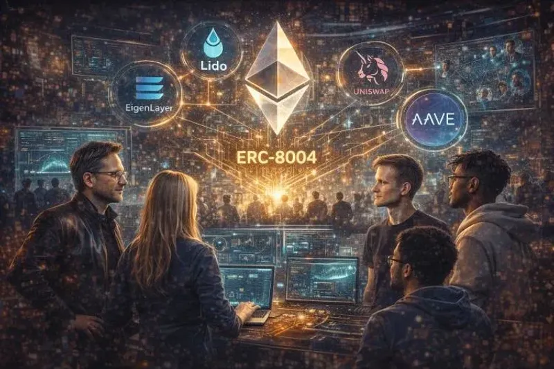 Ethereum lanza ERC‑8004: identidad IA y reputación unificada