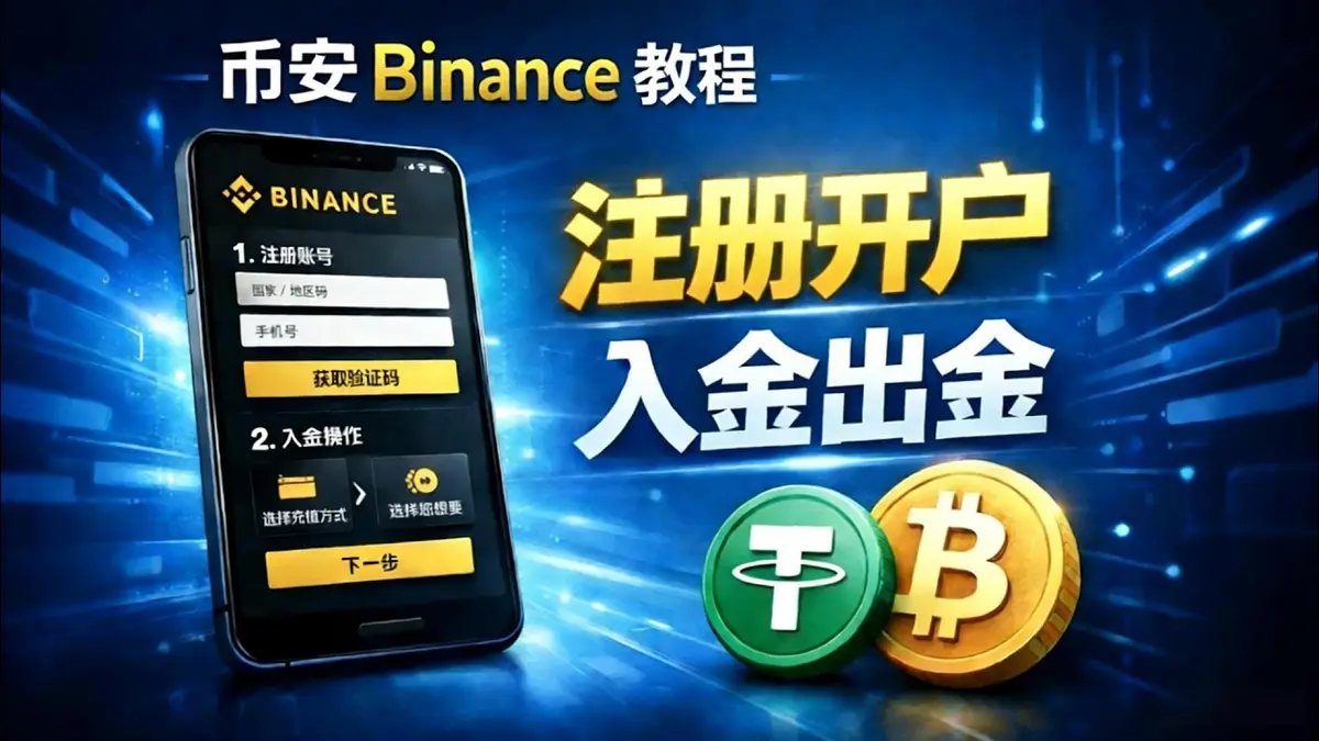 币安入门实操教程：注册、认证、入金出金全流程及防诈骗要点
