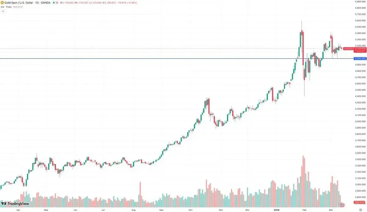 2026年黃金市場關鍵驅動因素與金價突破5,000美元分析