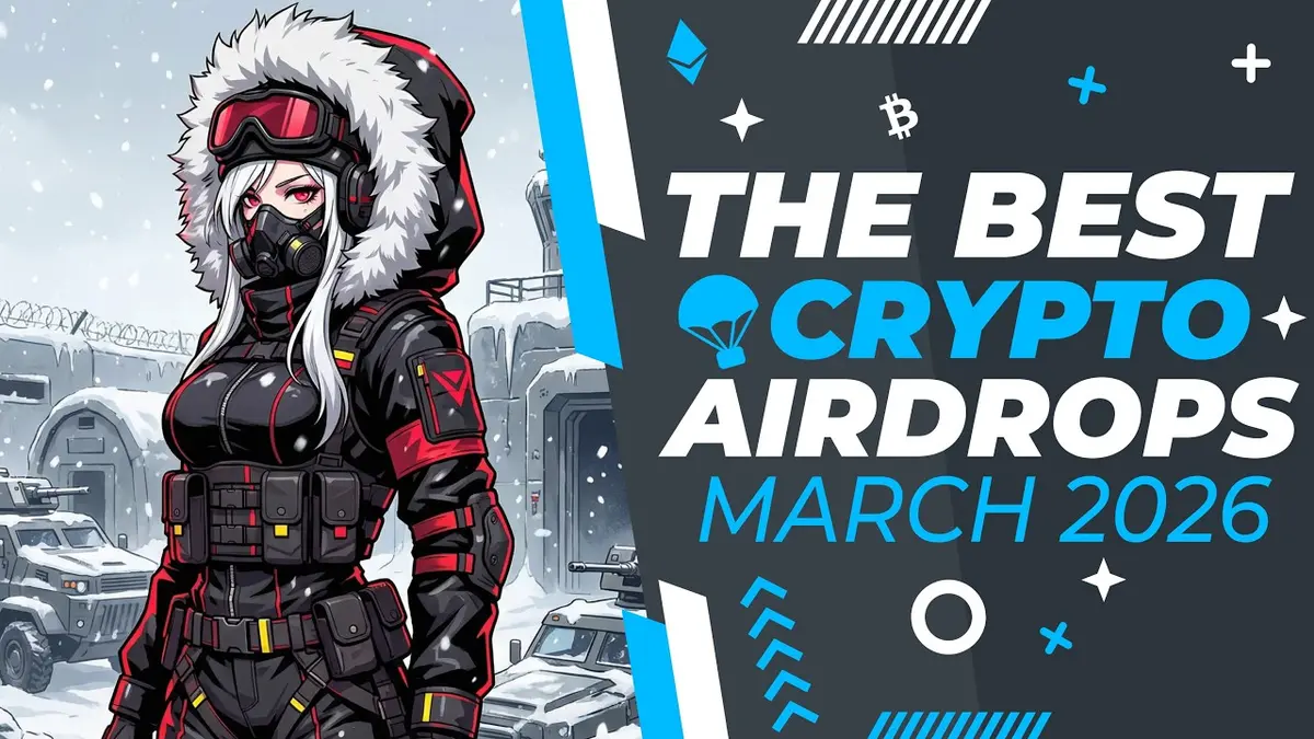 Melhores airdrops de criptomoedas de março 2026