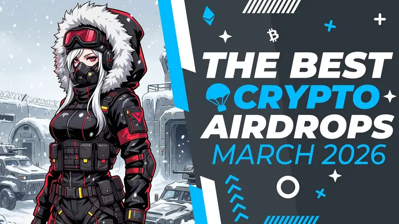 Melhores airdrops de criptomoedas de março 2026