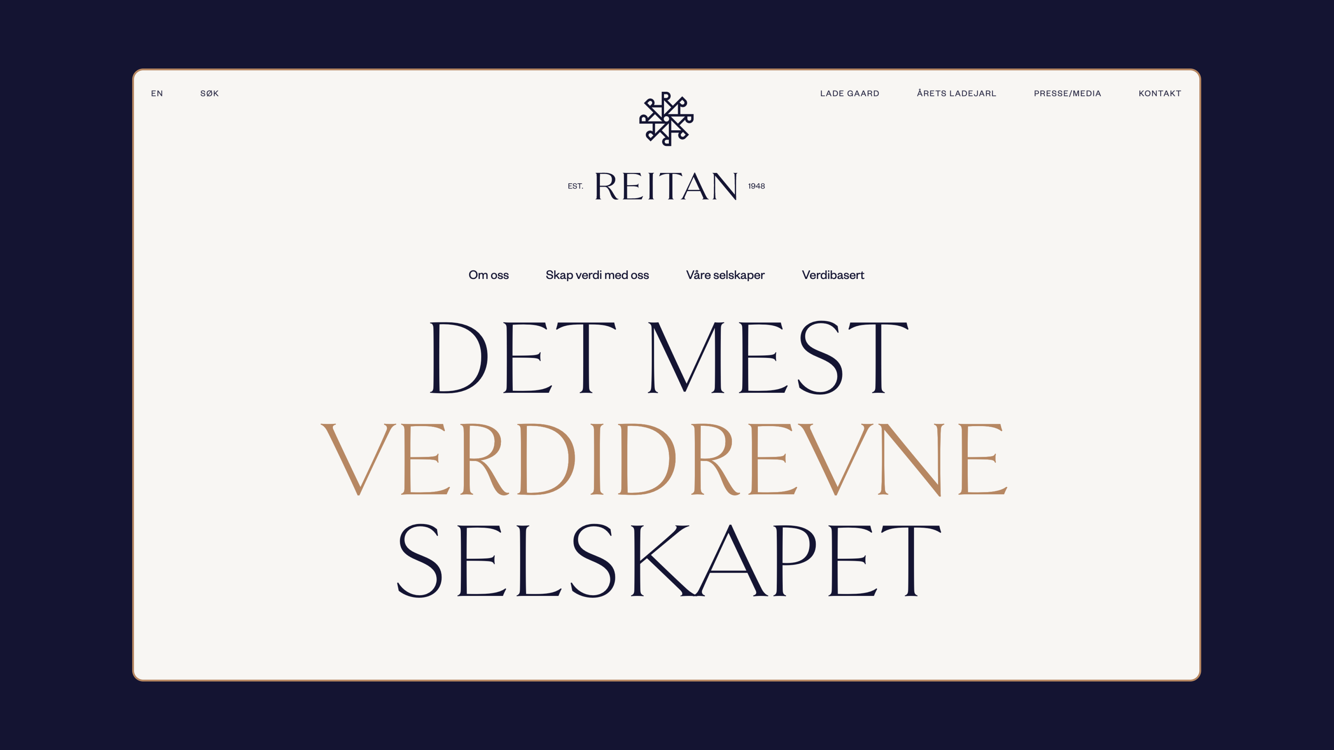 Reitan website