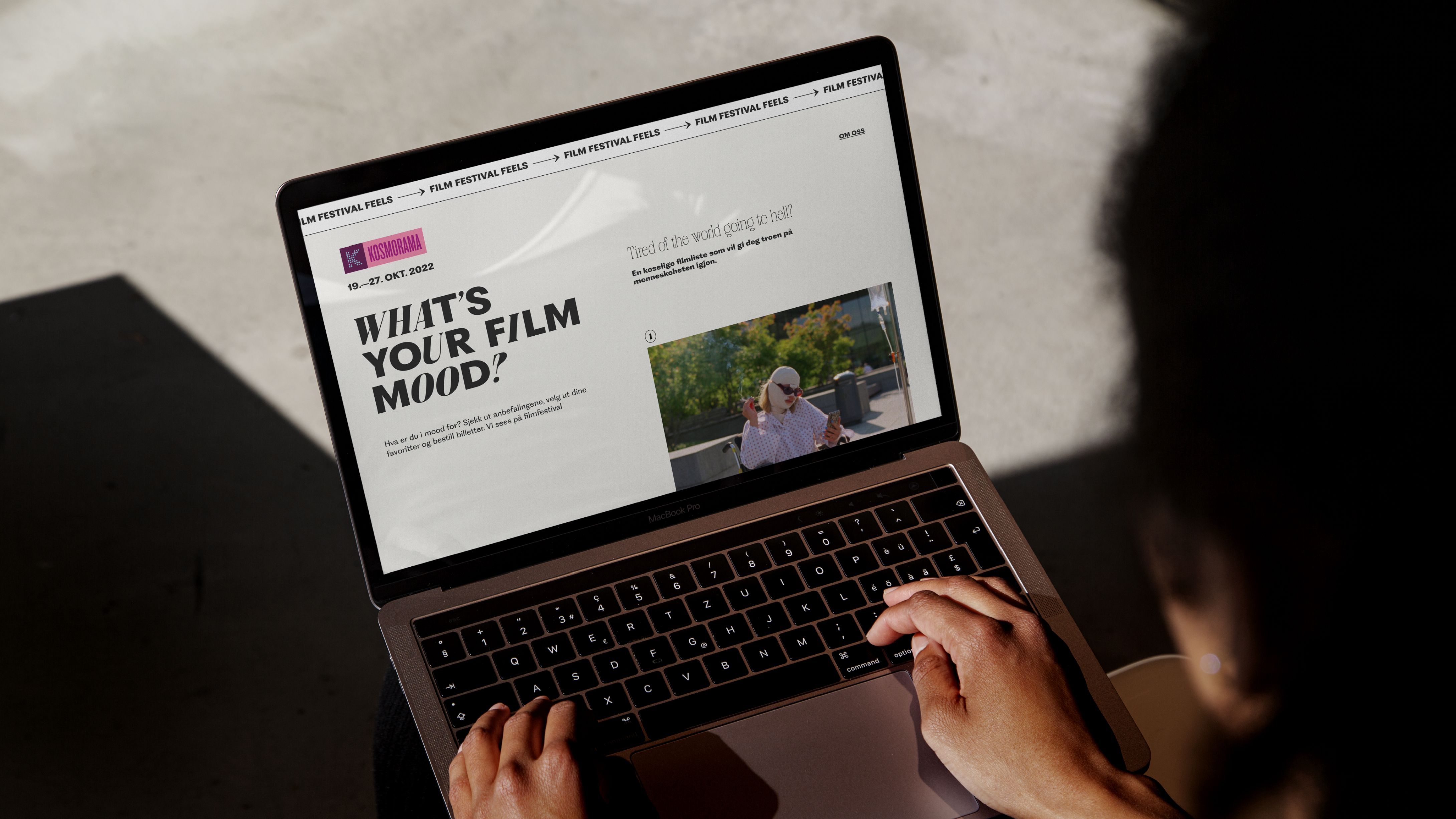 Homepage - Desktop version