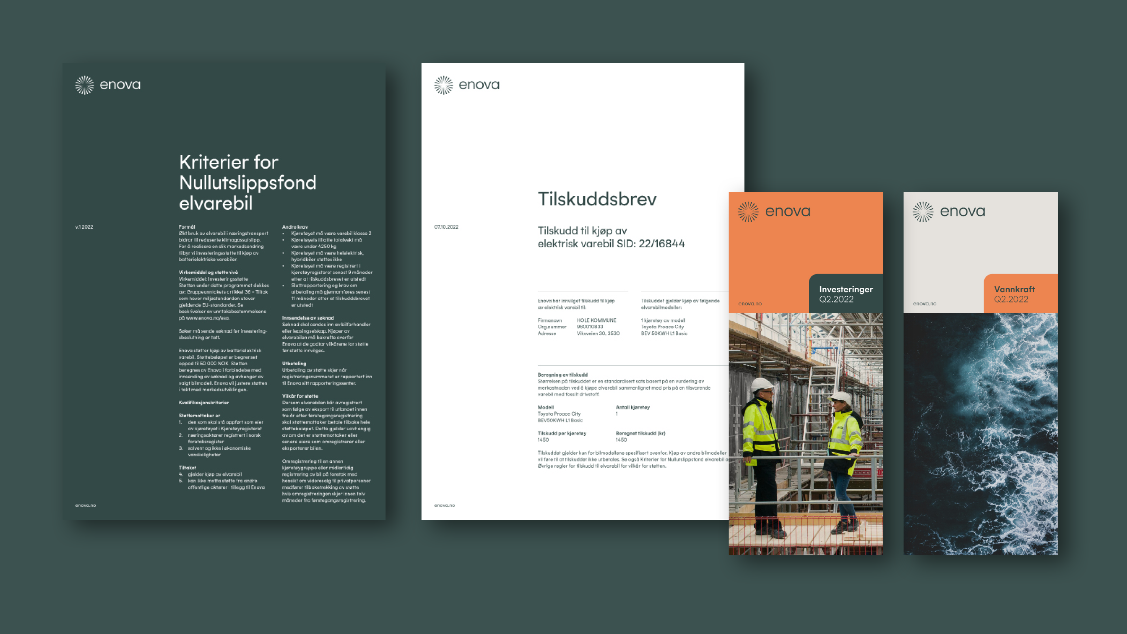 Enova brochure layouts