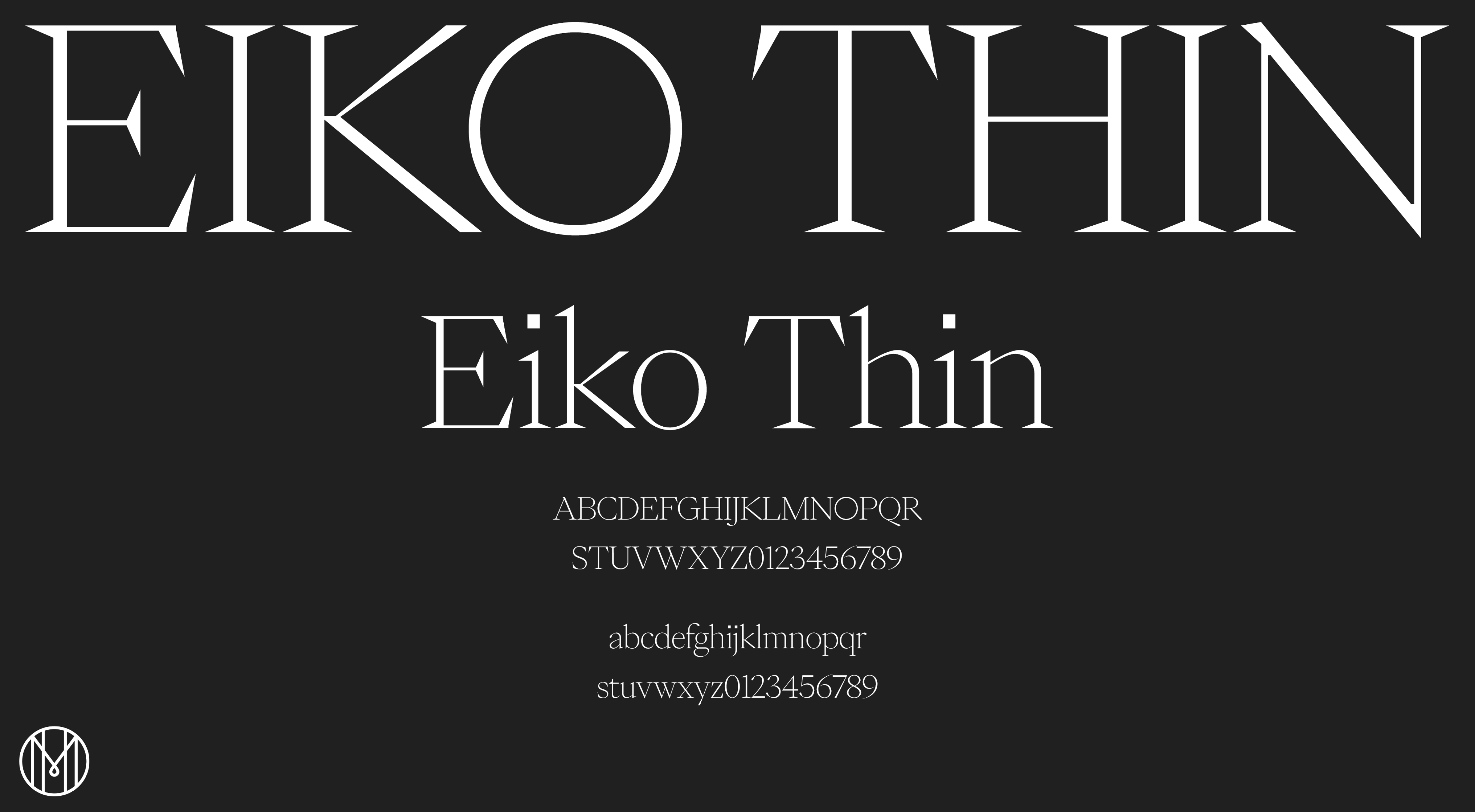 Monarchy Typography - Eiko Thin