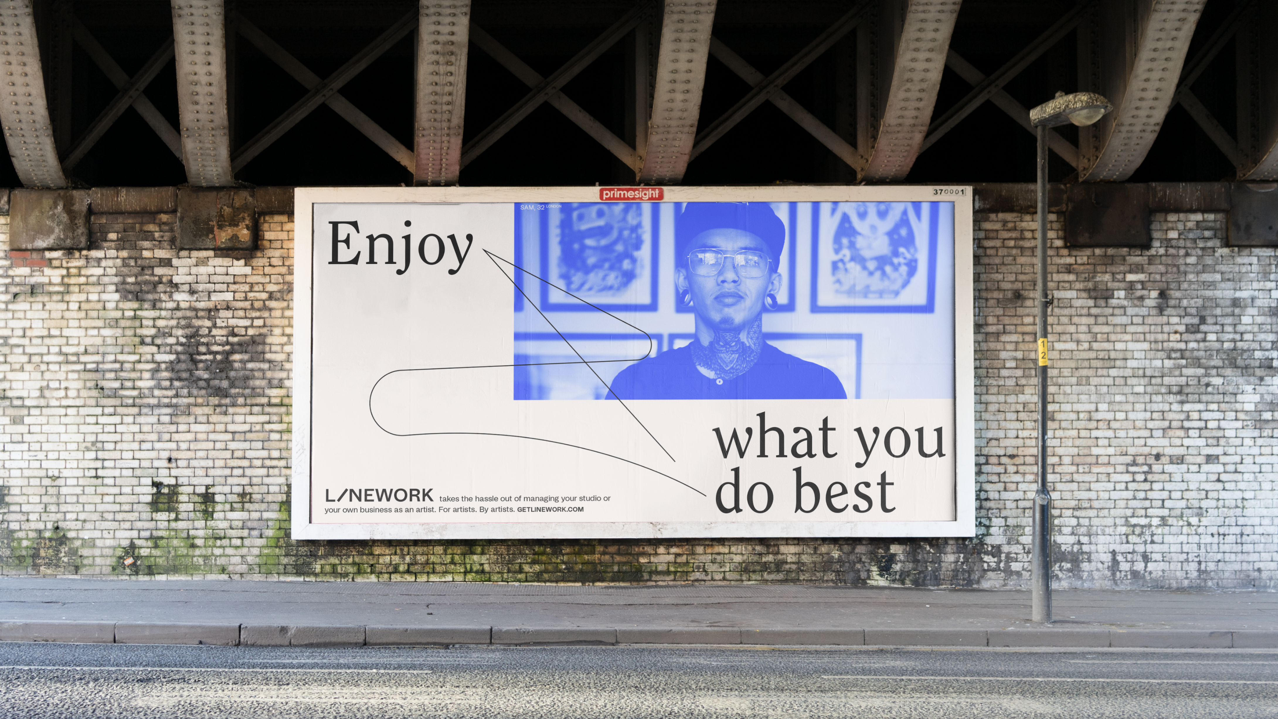 Linework billboard