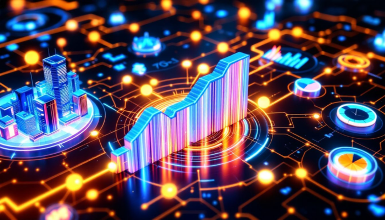 A chart analyzing market trends and insights.