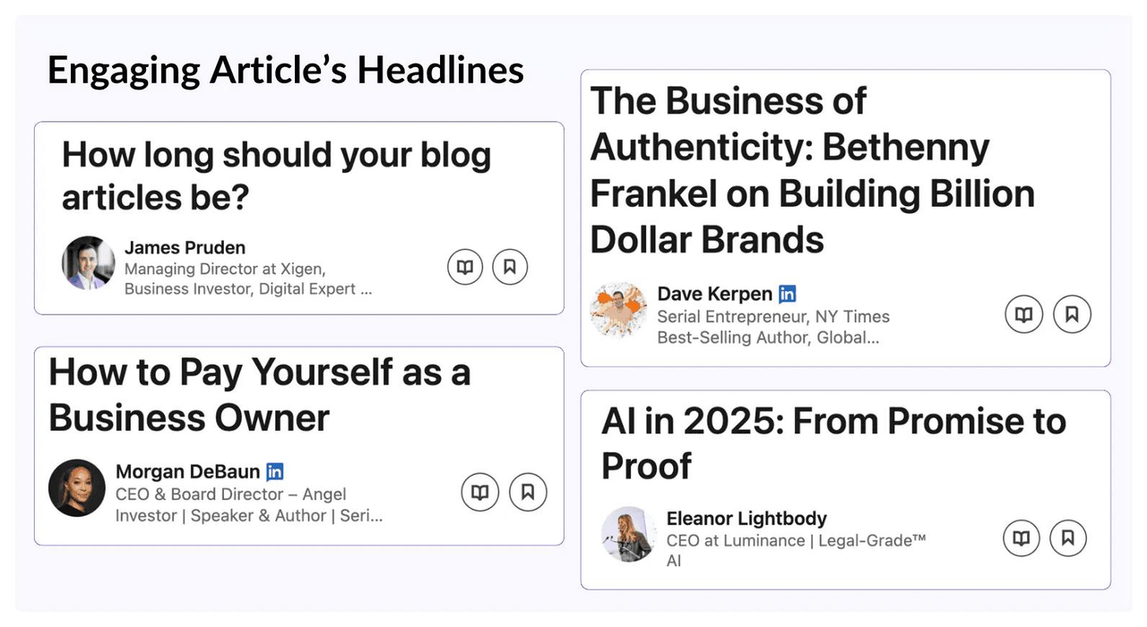 the standalone linkedin article