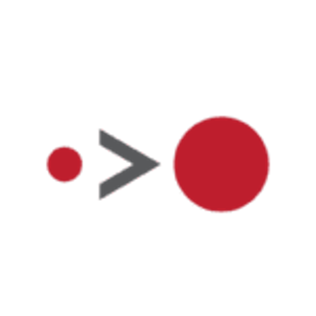 Red abstract geometric shapes