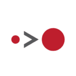Red abstract geometric shapes
