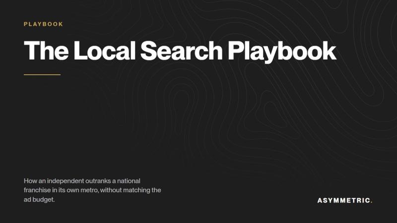 The Local Search Playbook cover