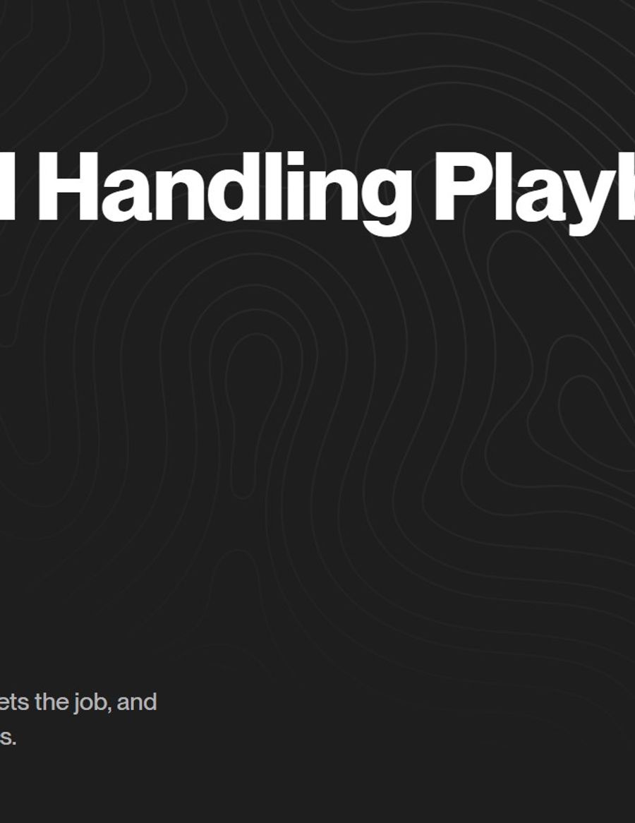 The Call Handling Playbook cover