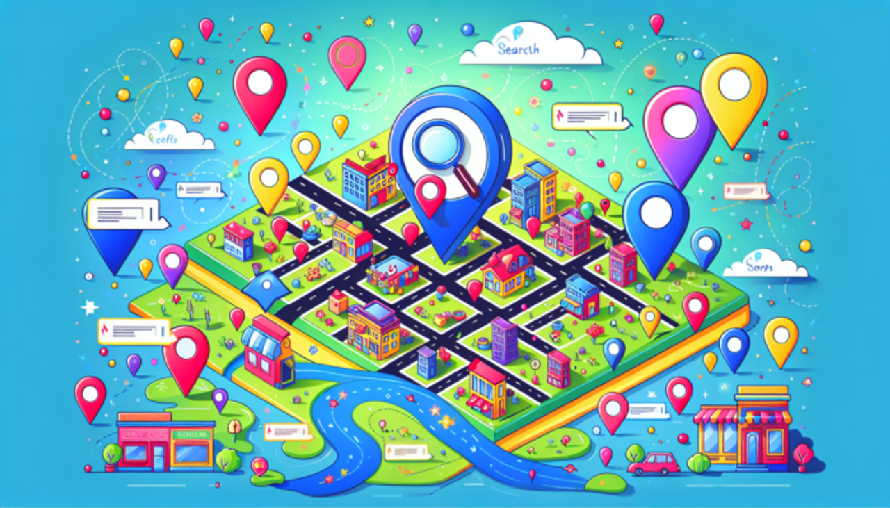 An image illustrating local SEO strategies for targeted lead generation.