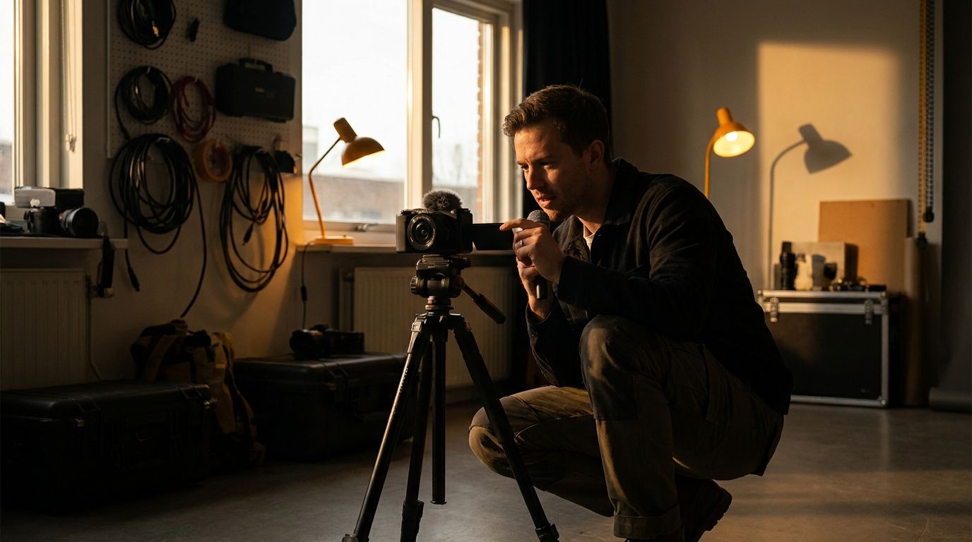 Sony ZV-E10 II mirrorless camera with fully articulating screen extended for vlogging self-recording