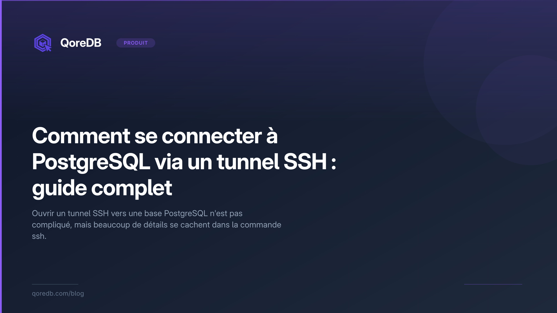 Comment se connecter à PostgreSQL via un tunnel SSH : guide complet