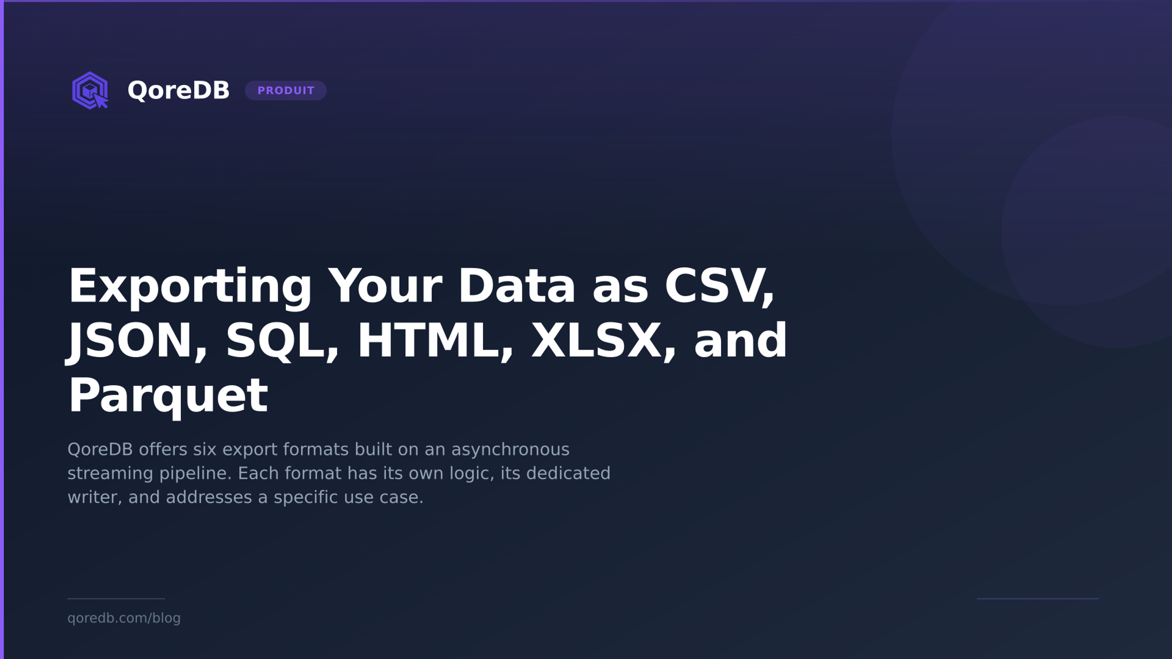 Exporting Your Data as CSV, JSON, SQL, HTML, XLSX, and Parquet