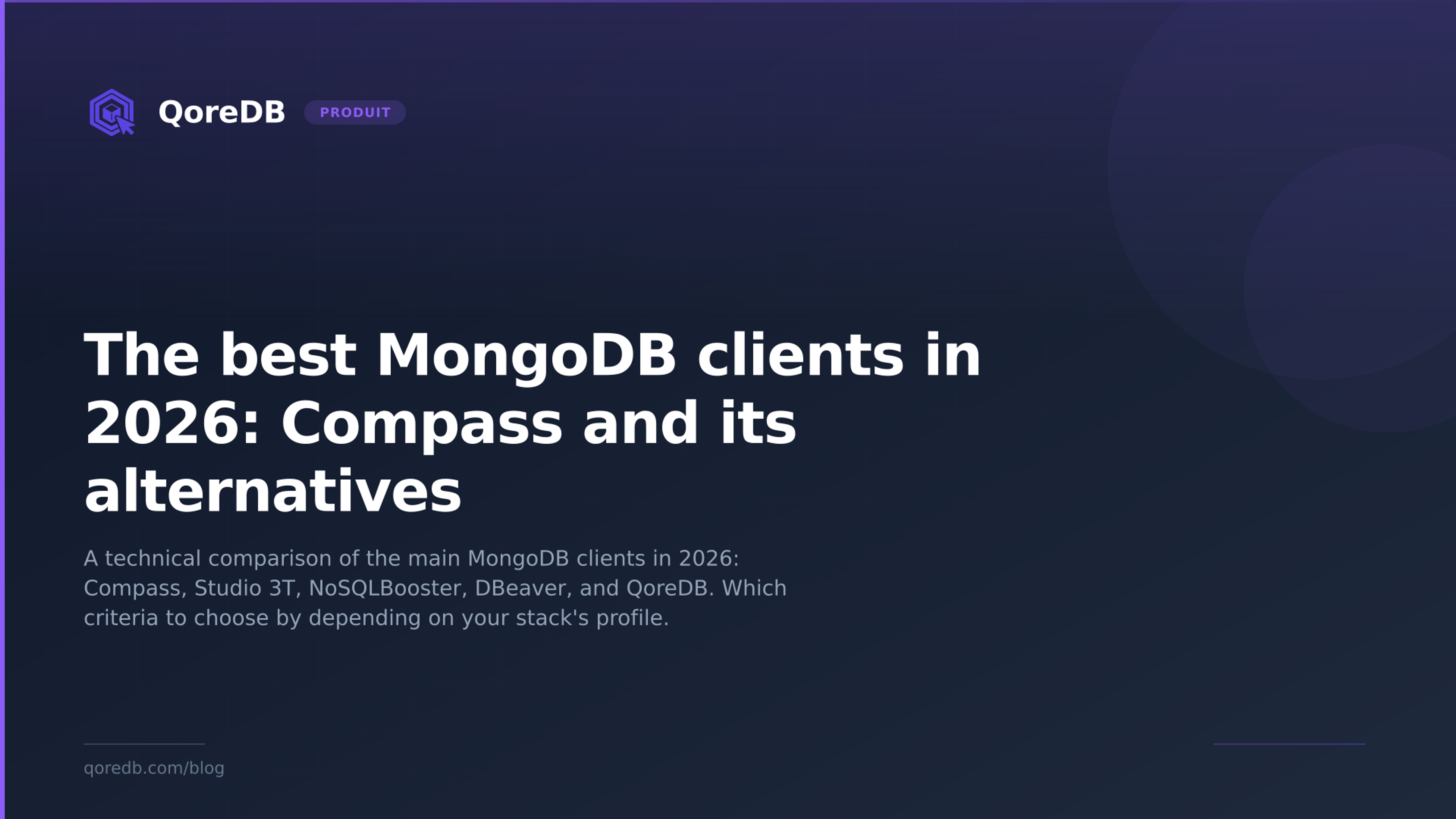 The best MongoDB clients in 2026: Compass and its alternatives