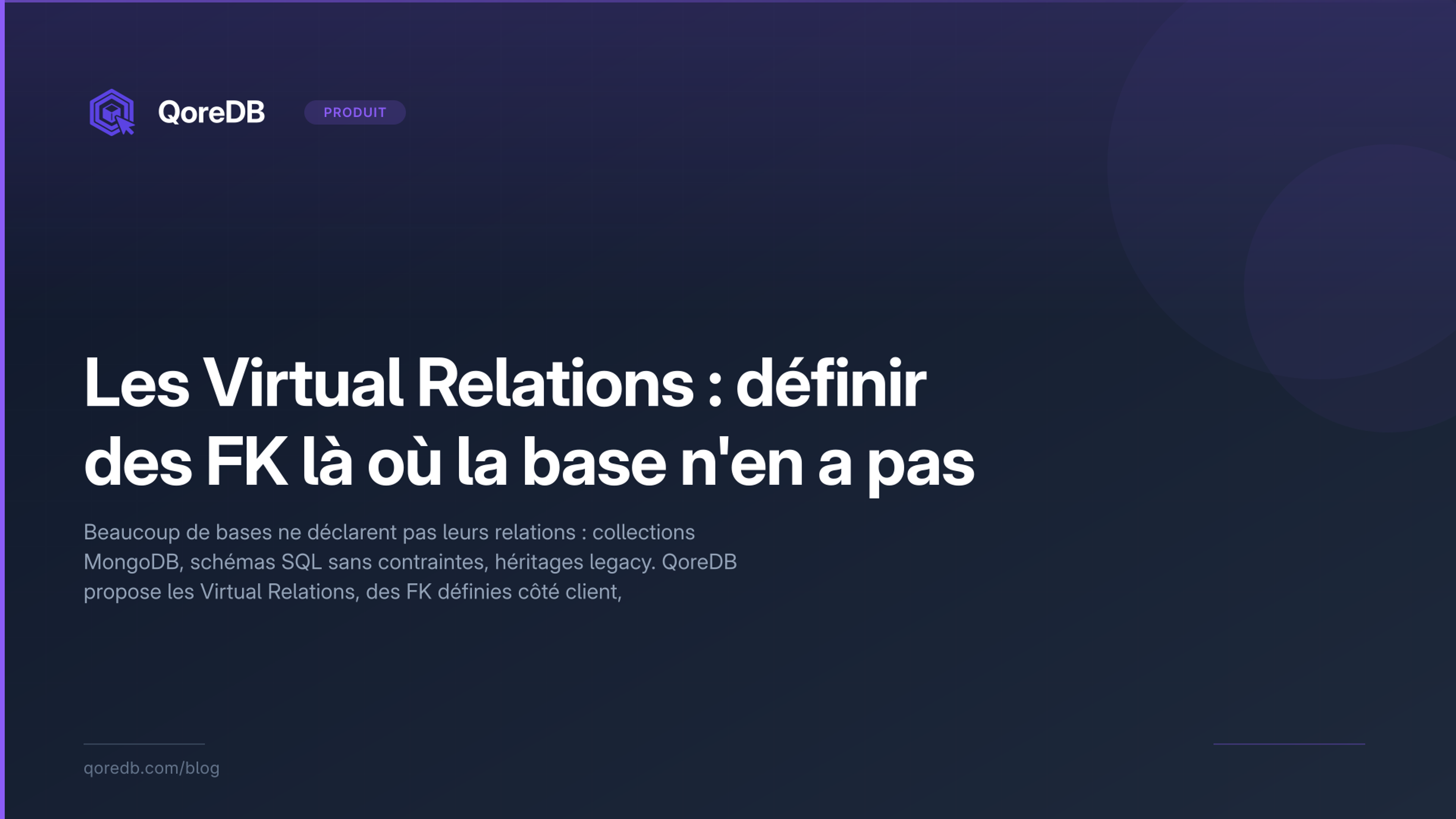 Les Virtual Relations : définir des FK là où la base n'en a pas