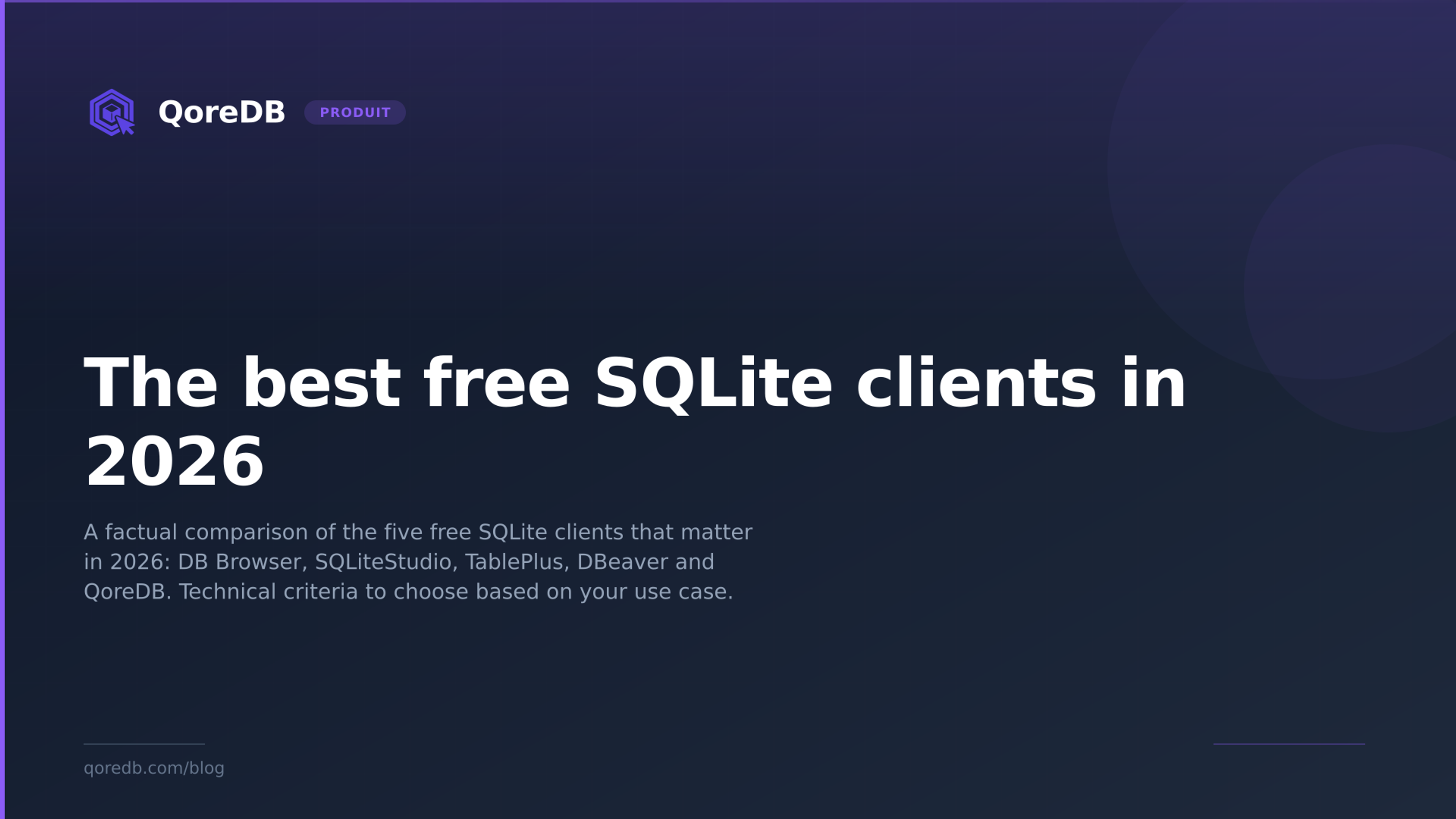 The best free SQLite clients in 2026