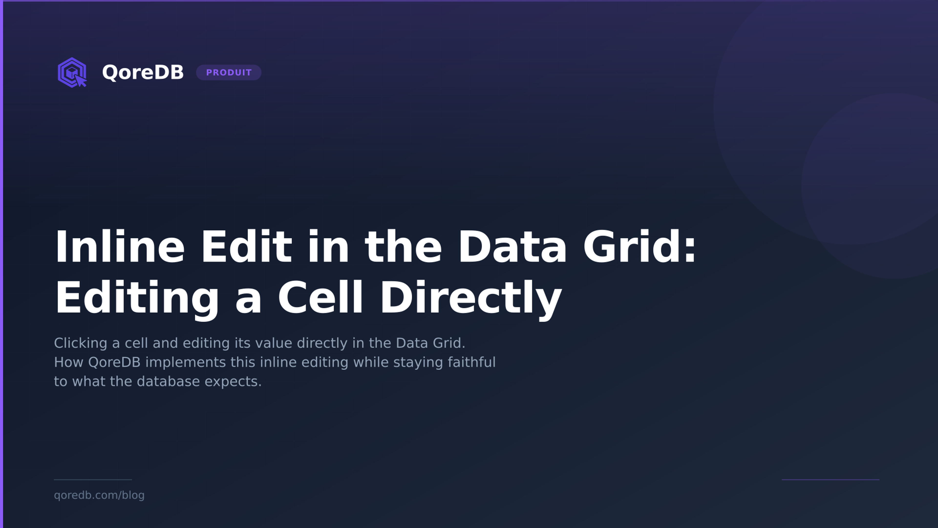 Inline Edit in the Data Grid: Editing a Cell Directly