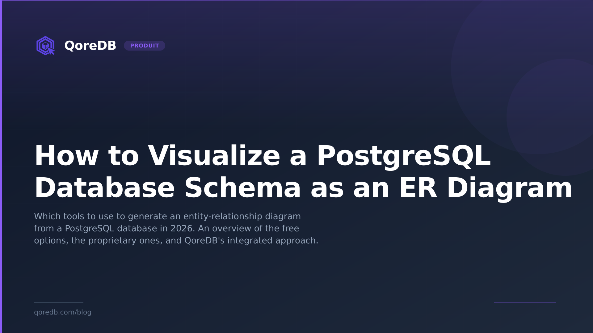 How to Visualize a PostgreSQL Database Schema as an ER Diagram