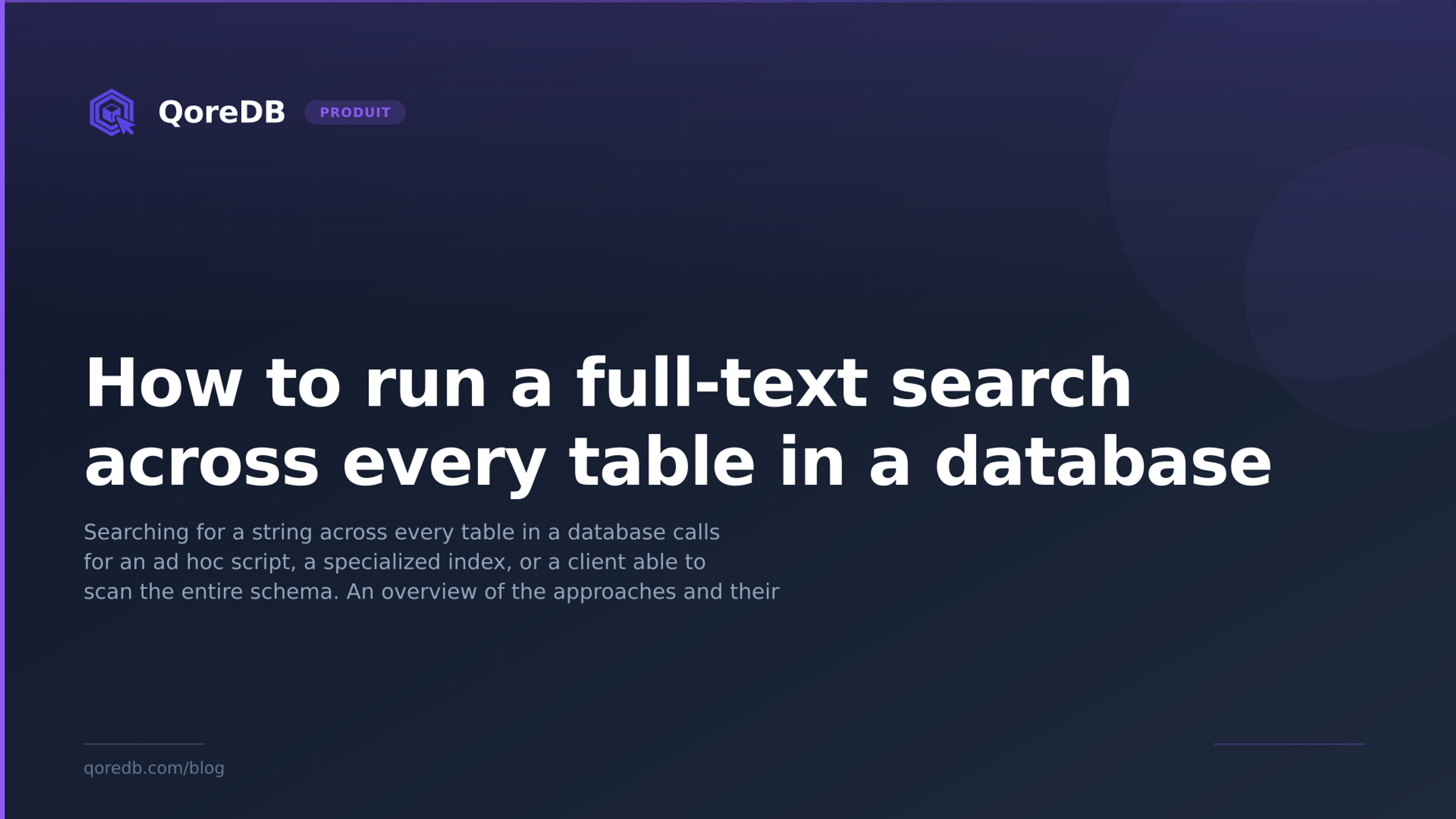 How to run a full-text search across every table in a database