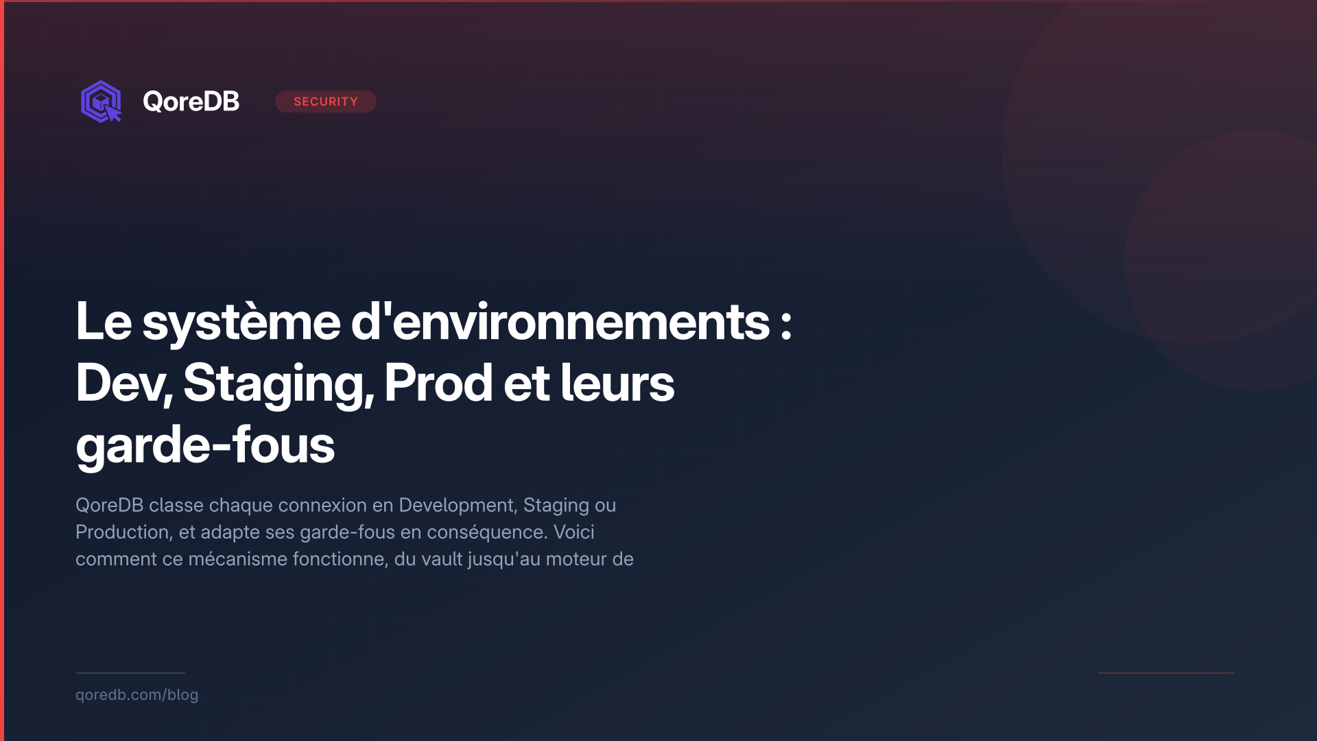 Le système d'environnements : Dev, Staging, Prod et leurs garde-fous