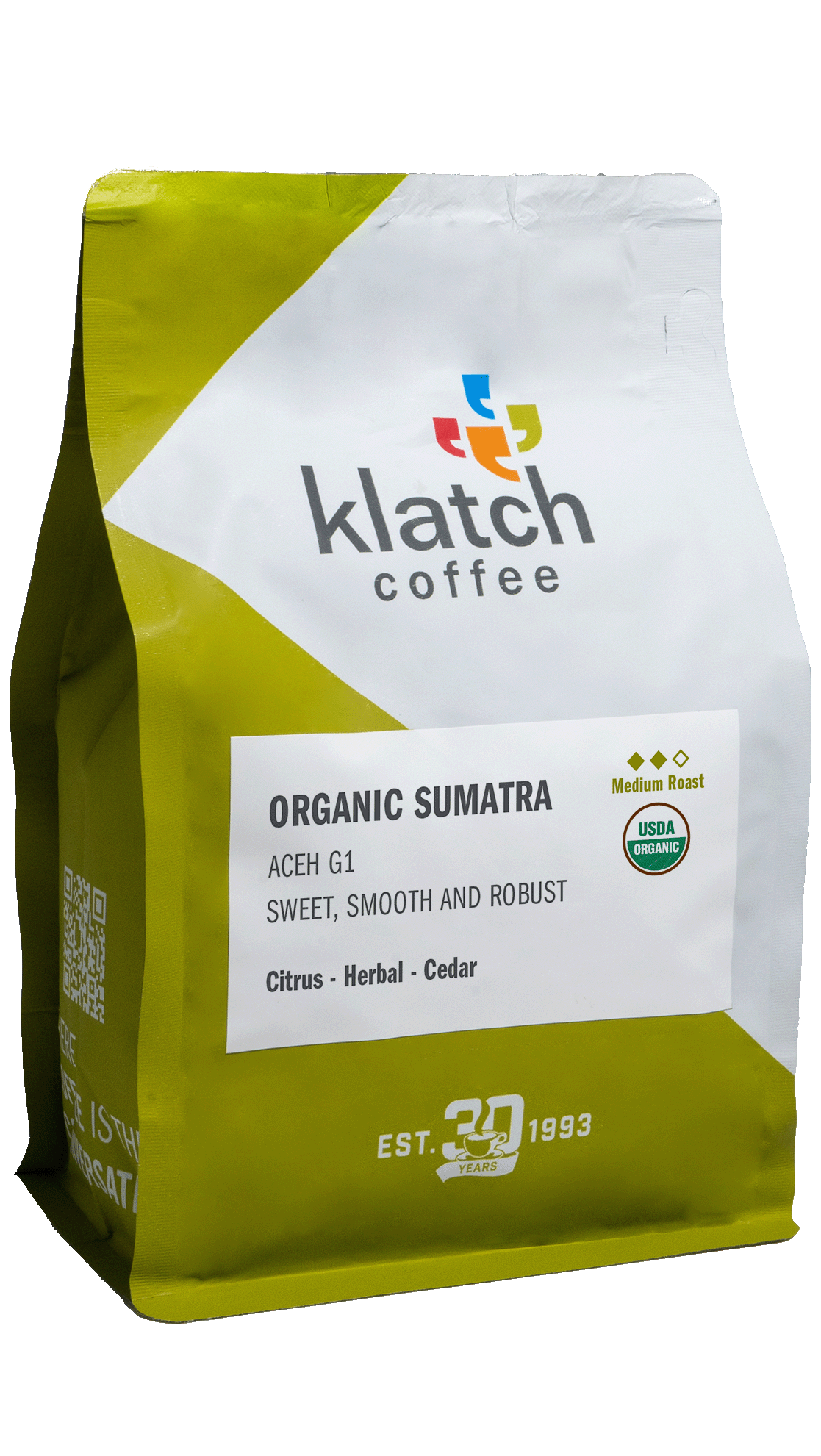 Organic Sumatra Mandheling Gr1 Fair Trade