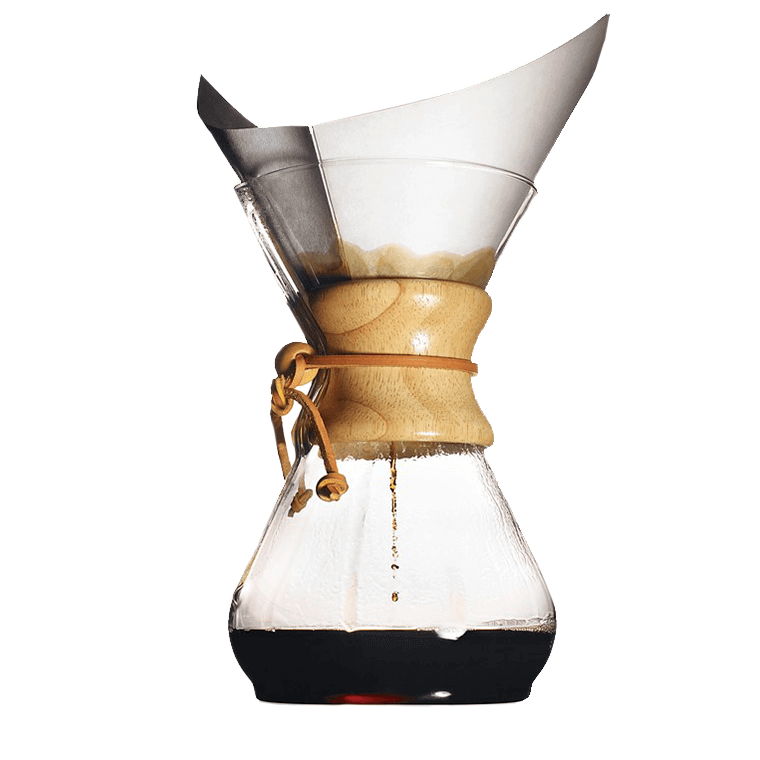 CHEMEX® Filters in Chemex Brewer