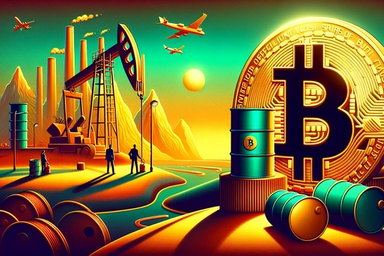 A surreal landscape featuring an oversized