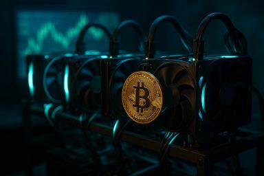 Cryptocurrency mining equipment with a Bitcoin