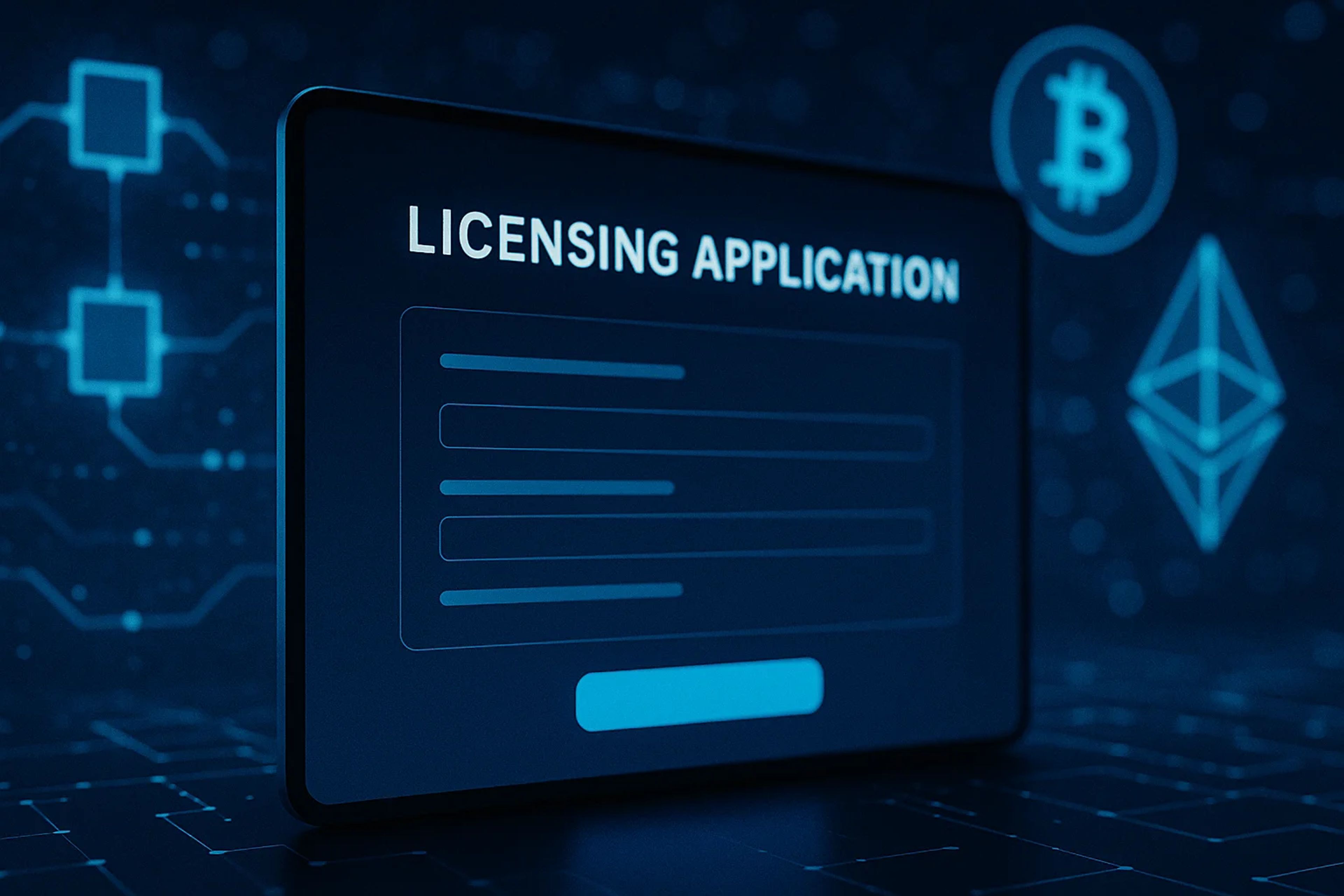 A digital interface displaying a licensing