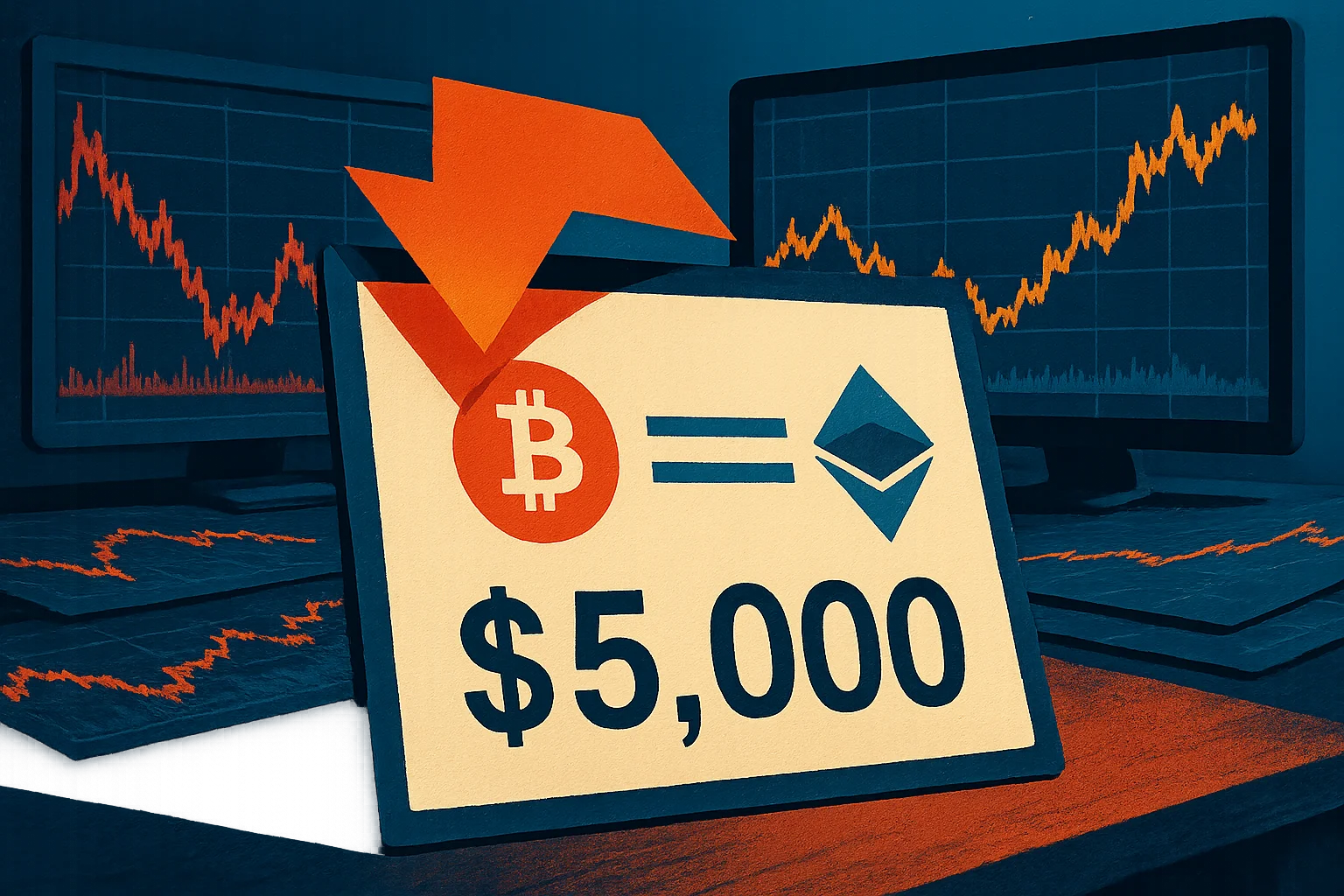 Graphical representation of cryptocurrency values