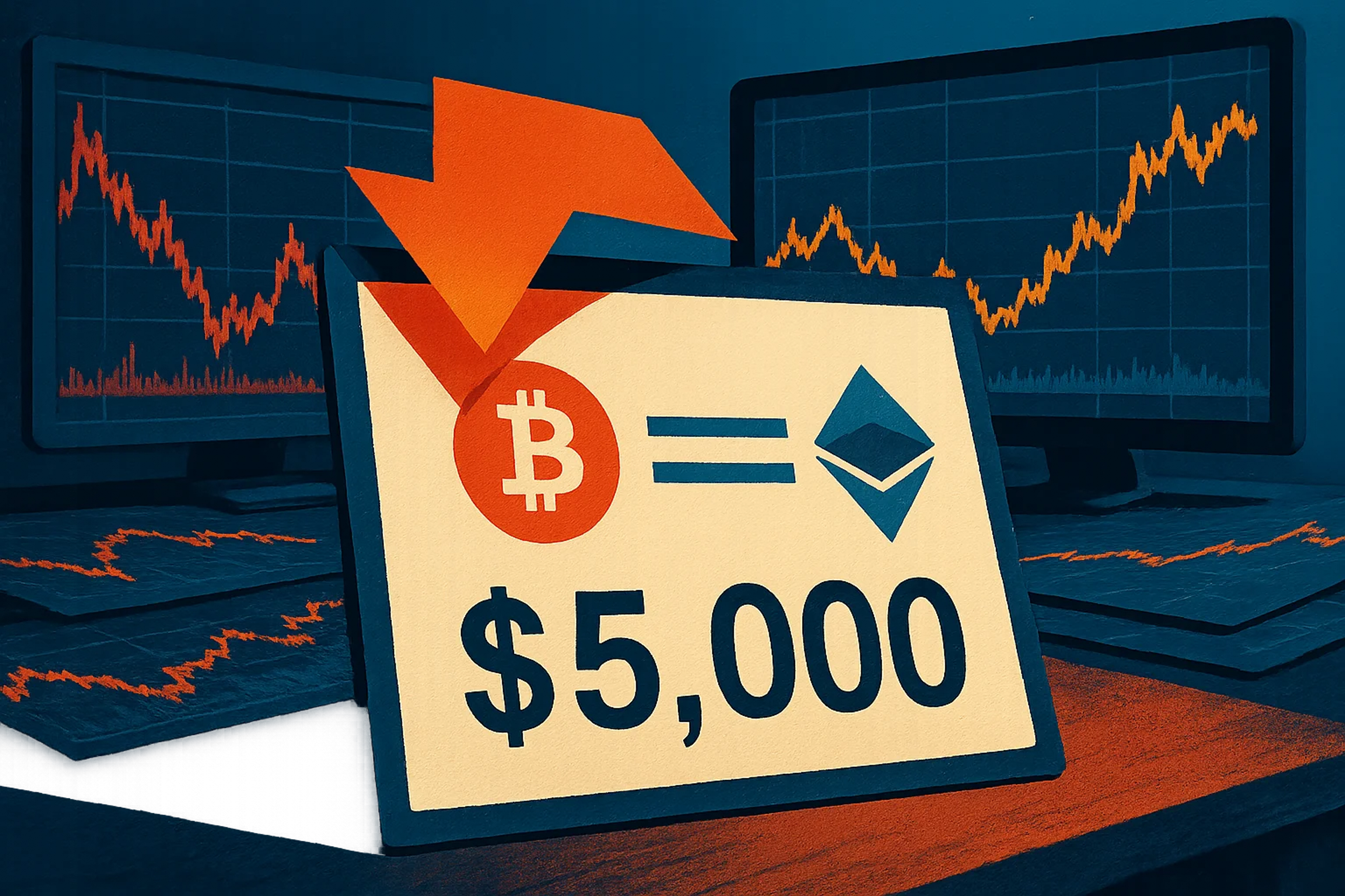 Graphical representation of cryptocurrency values