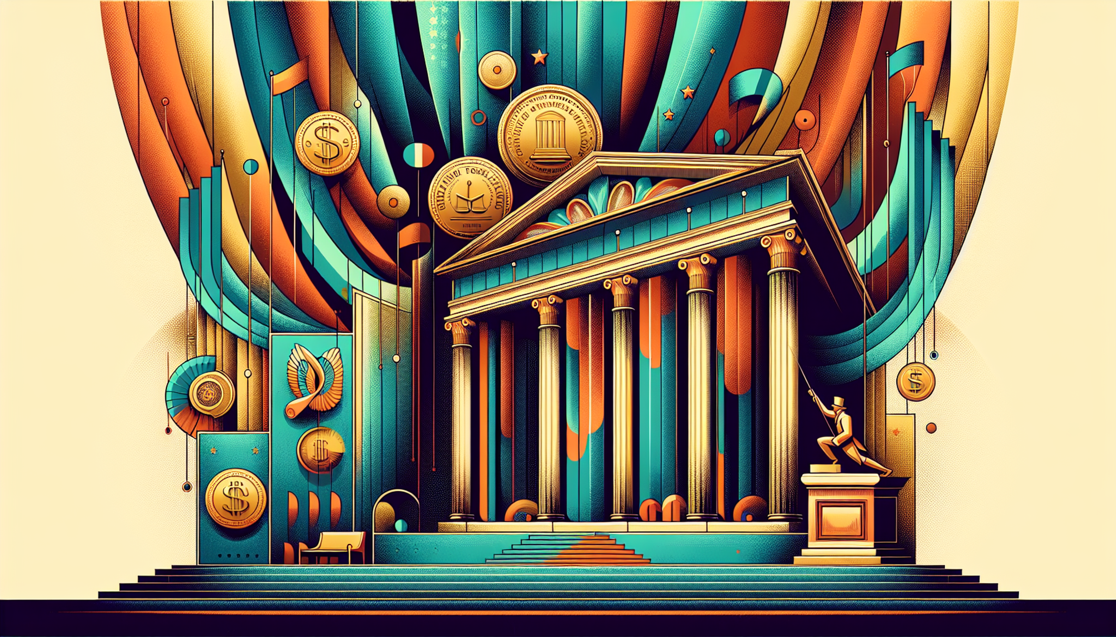 Colorful abstract representation of a classical