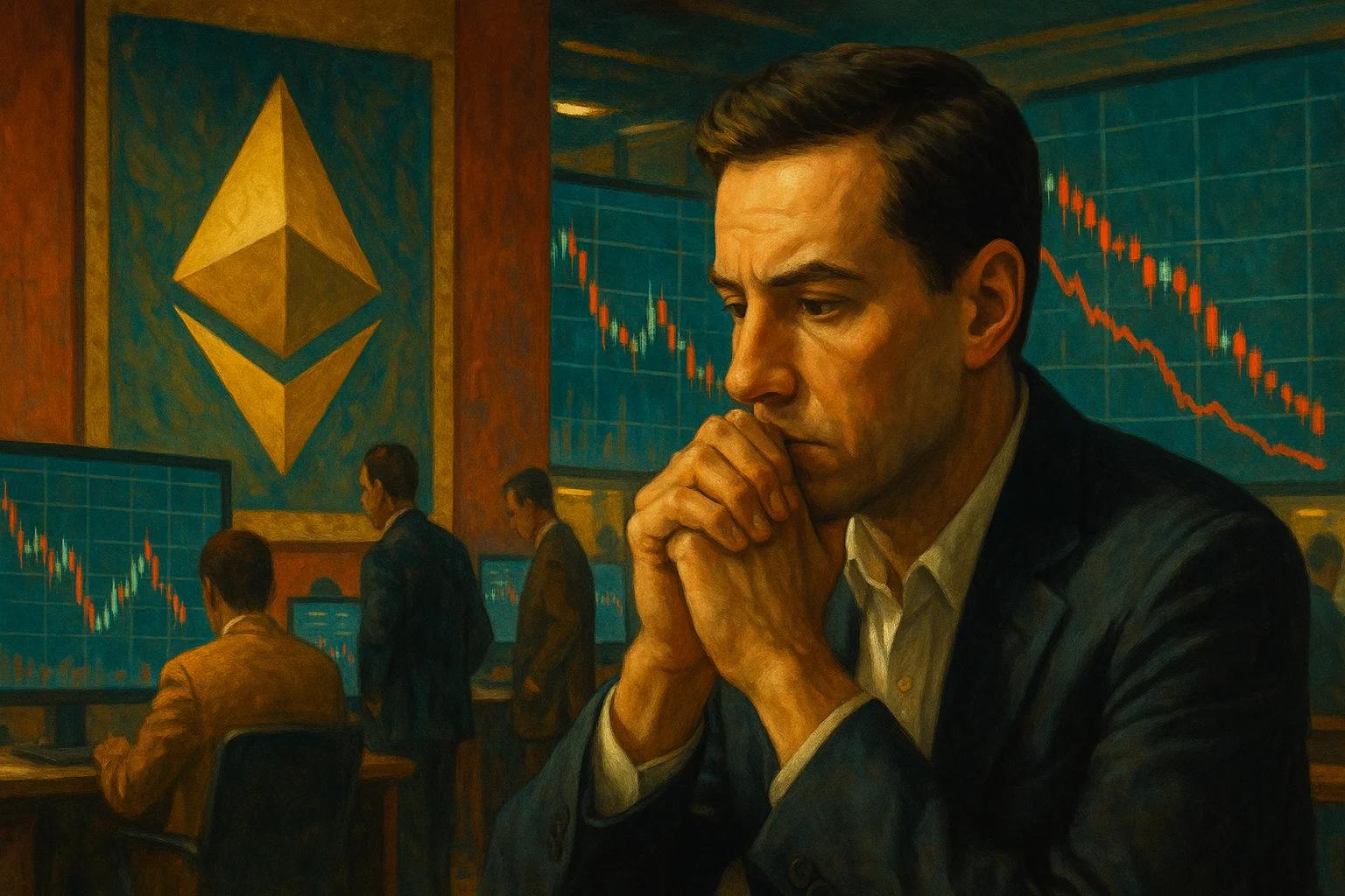 Ethereum traders frame $2,000 as liquidation trigger with bear-flag risk