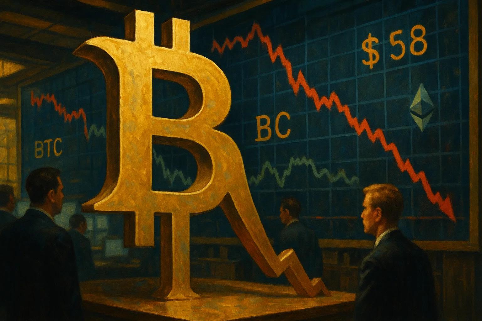 Crypto longs liquidated for $581M as bitcoin slides back to $78K