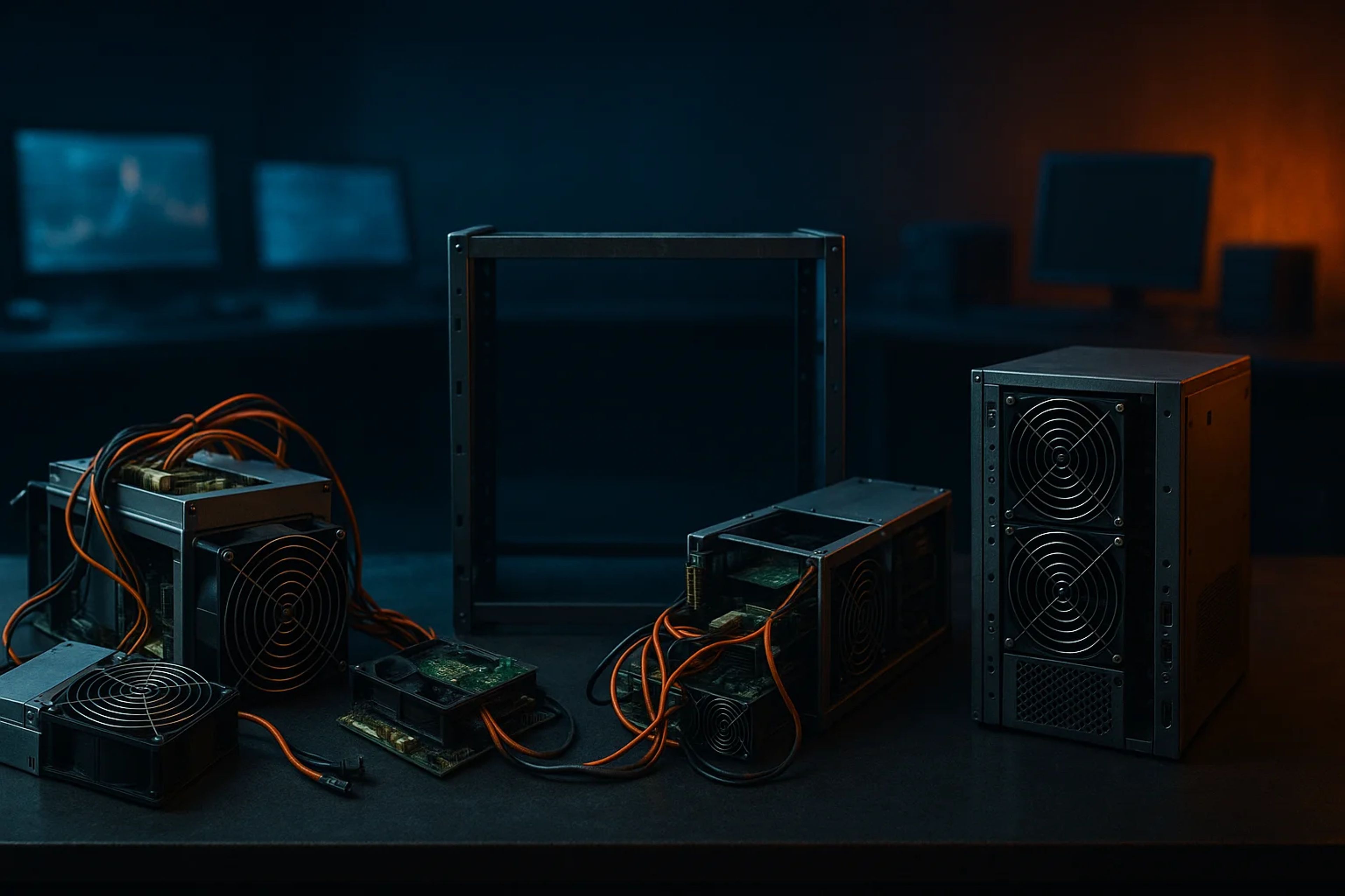 Computer hardware components with power supplies
