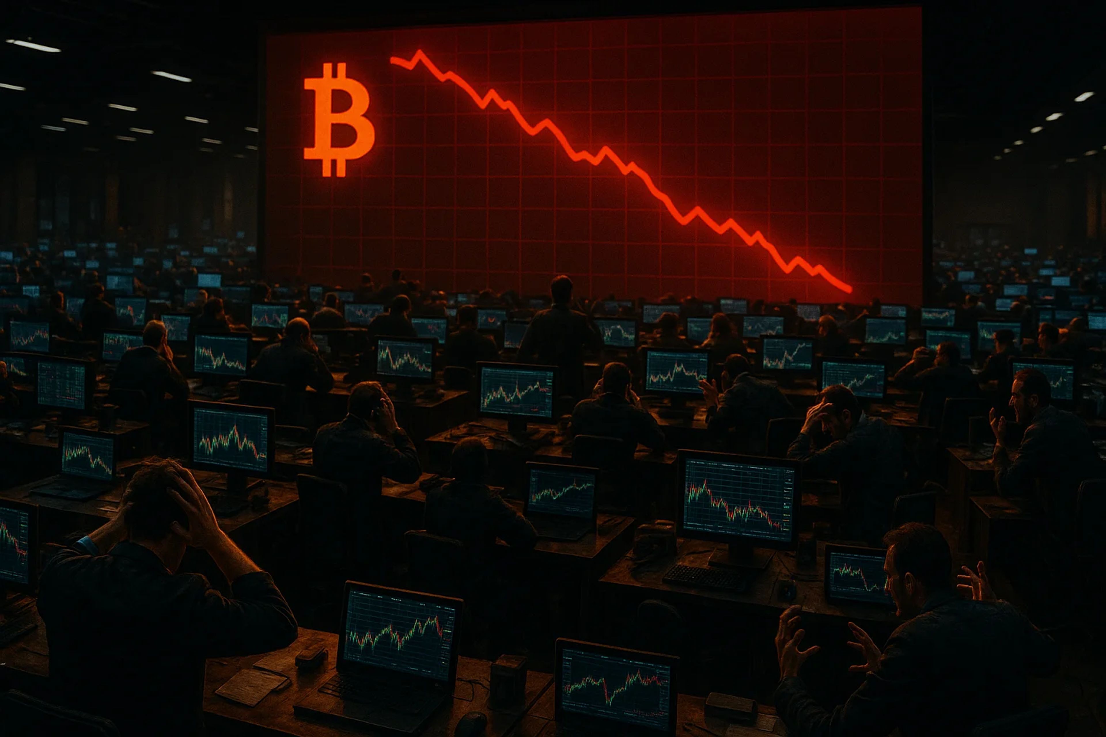 Bitcoin drops below $67K as $1.25B liquidation wave revives $50K downside talk