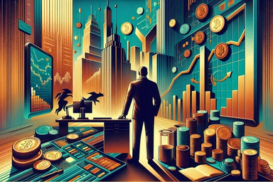 Silhouette of a person in a cityscape with