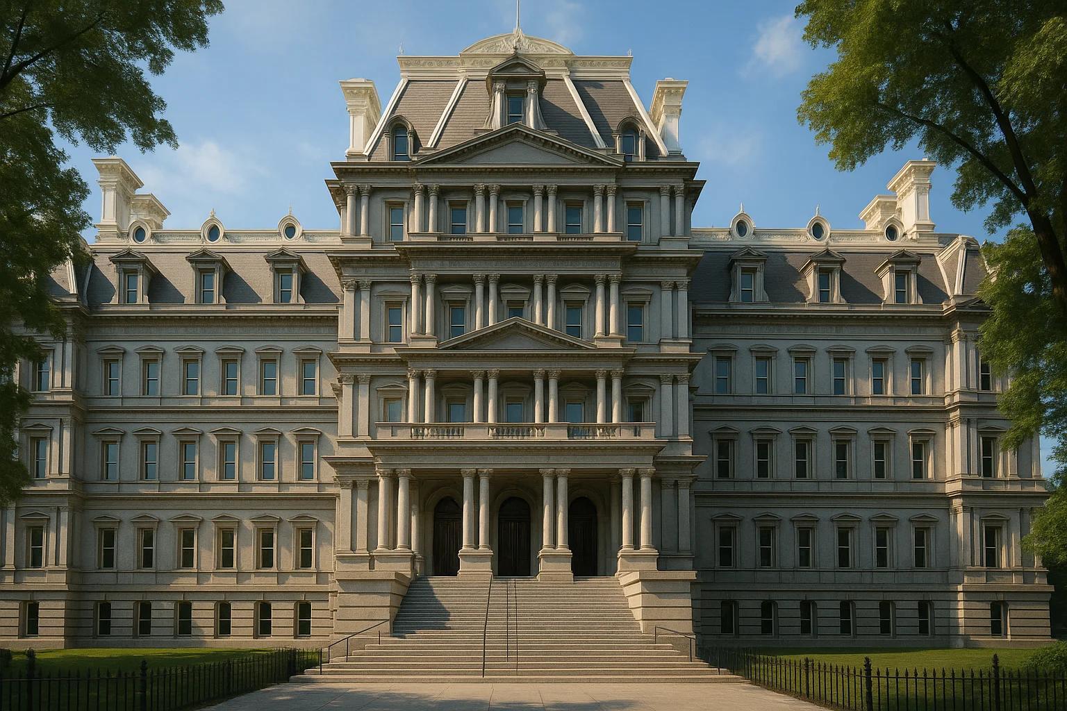 Grand historic building with ornate architecture