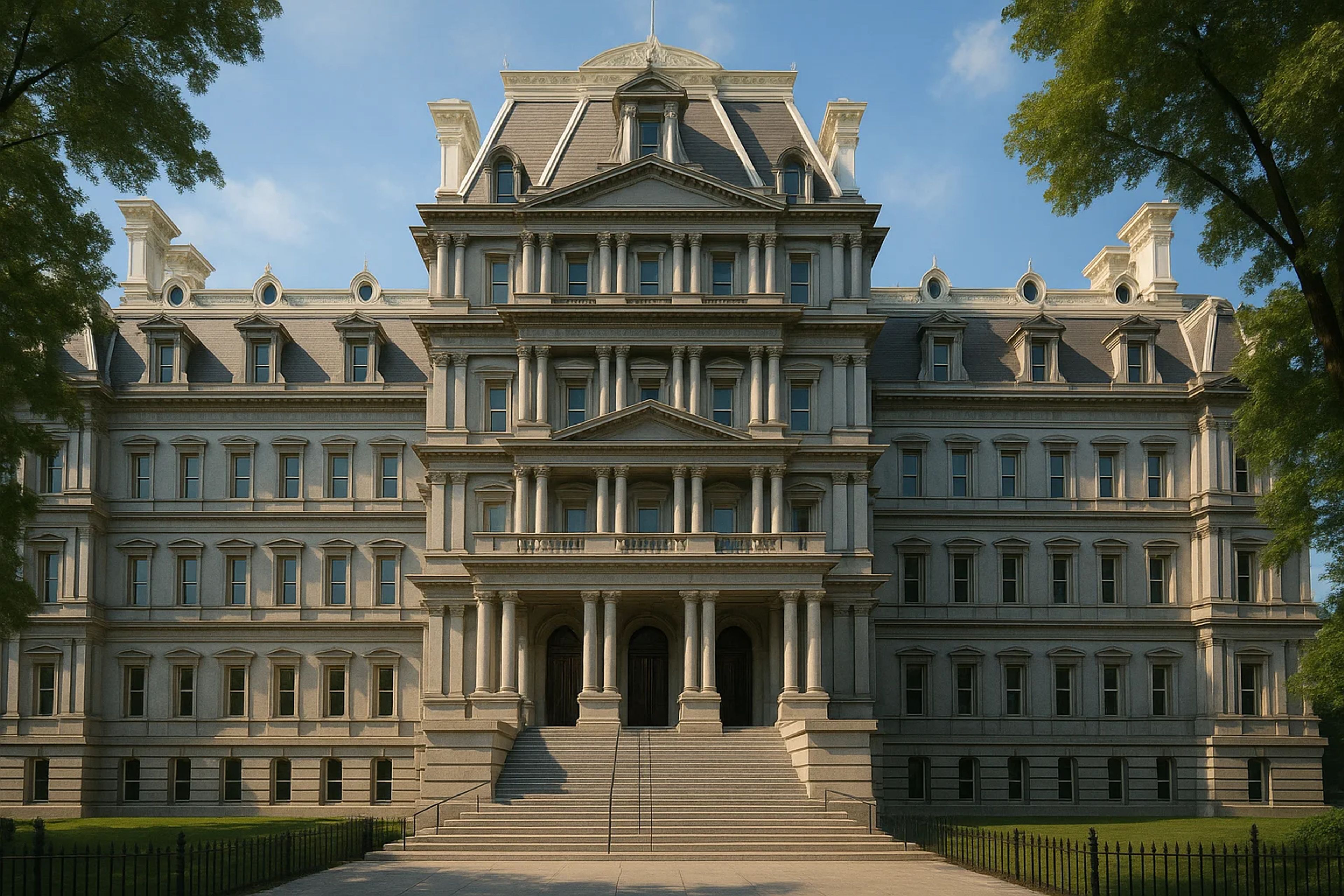 Grand historic building with ornate architecture